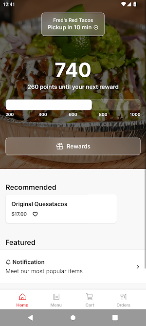 Fred's Red Tacos Screenshot 0