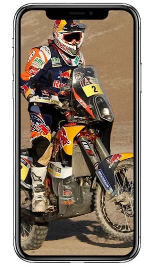 Desert Bike Rally Wallpaper Screenshot 2