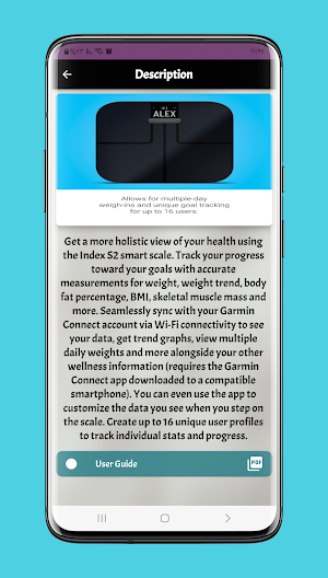 Garmin Index S2 Guide Screenshot 0
