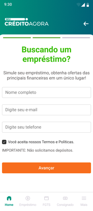 Seu Crédito Agora - Empréstimo Screenshot 2