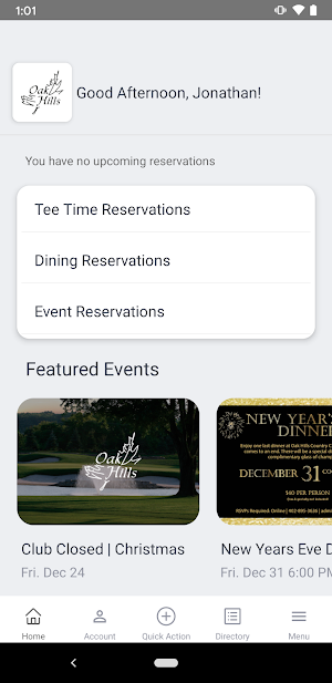 Oak Hills Country Club Omaha Screenshot 1