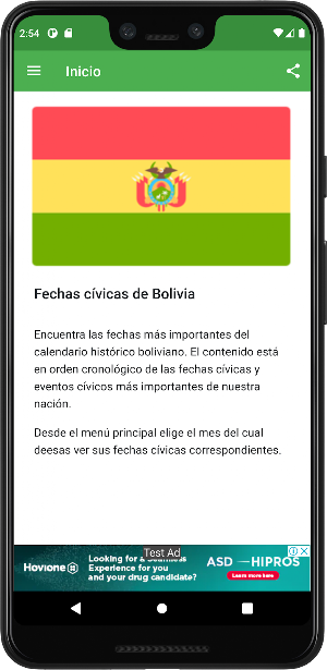 Fechas Civicas de Bolivia Screenshot 0