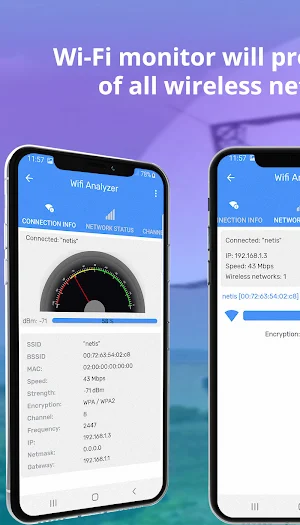 WiFi Analyzer and Monitor Screenshot 1