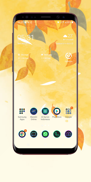 Yellow Aesthetic Wallpaper Screenshot 0