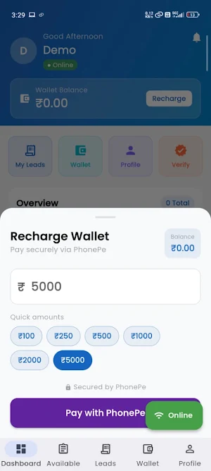 Service Raju Partner Screenshot 3