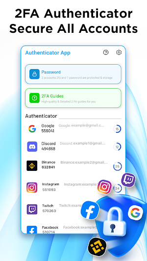 Authenticator App with 2FA Screenshot 0