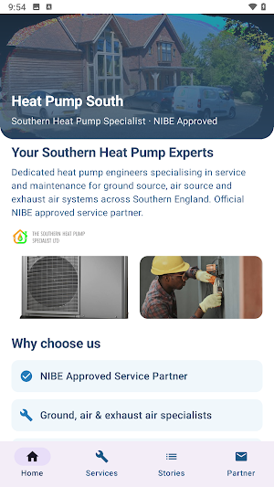 Heat Pump South Screenshot 0