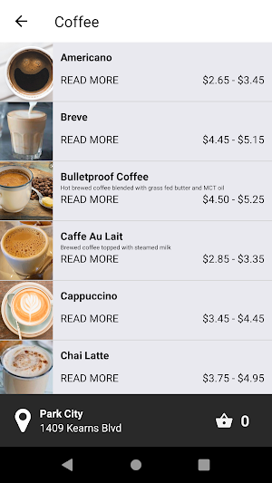 Silver King Coffee Screenshot 2
