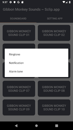 Gibbon Monkey Sound Collection Screenshot 3