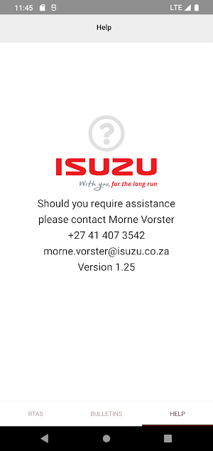 Isuzu Portal Screenshot 3