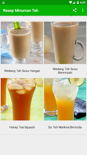 Resep Minuman Teh Screenshot 2