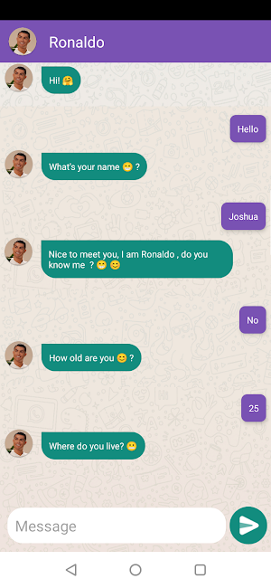 Ronaldo Fake Video Call & Chat Screenshot 3