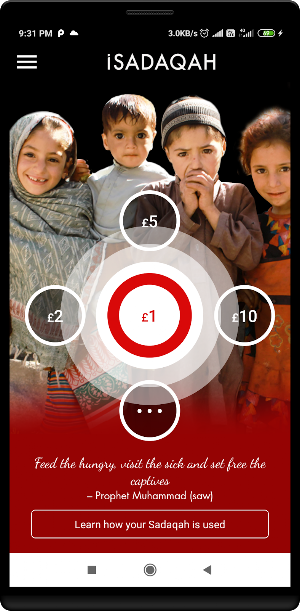 iSadaqah Screenshot 0