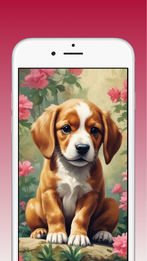 Dog & Puppy Wallpaper HD Screenshot 2