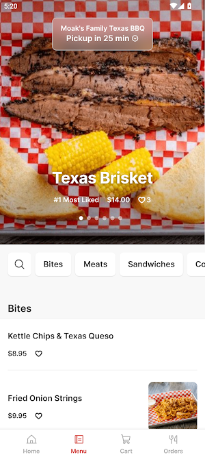 Moak's Family Texas BBQ Screenshot 1