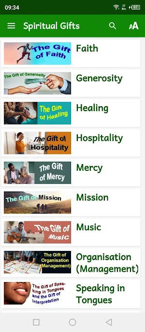 Spiritual Gifts Screenshot 1