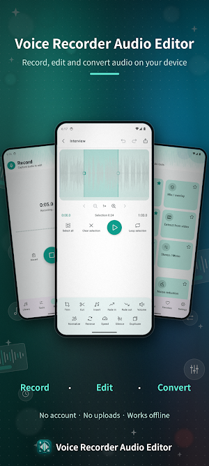Voice Recorder Audio Editor Screenshot 0