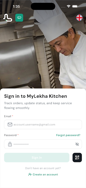 MyLekha Kitechen Display Screenshot 0