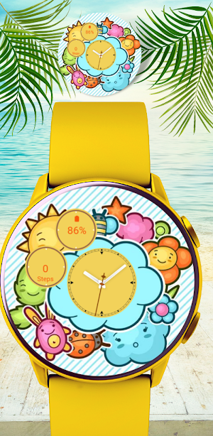 Summertime 2023 Watch Faces Screenshot 3