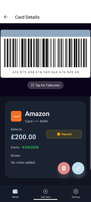 CardWise Wallet Screenshot 1
