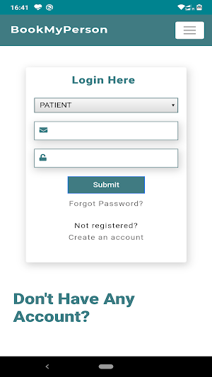 BookMyPerson Screenshot 1