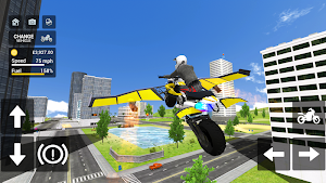 Flying Motorbike Simulator Screenshot 1