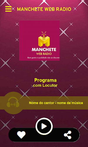 Manchete Web Rádio Screenshot 1