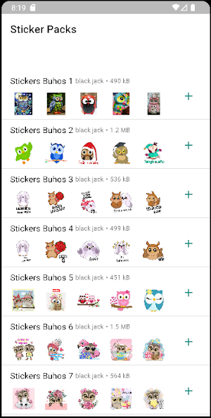 Stickers de Buhos Screenshot 0
