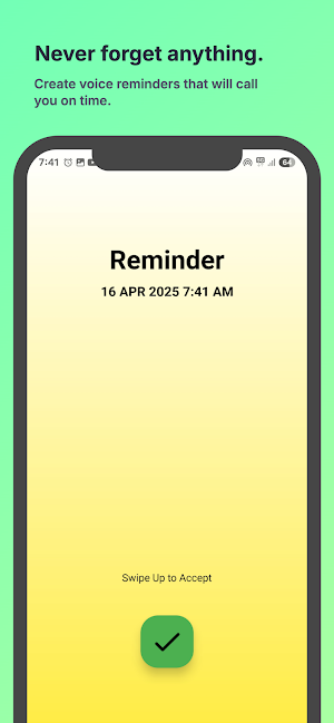 Remind Me (using Call) Screenshot 0