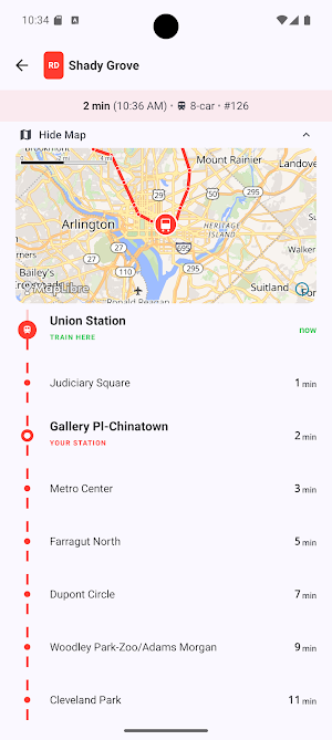 MetroNow DC Screenshot 3