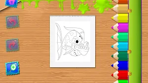 Five coloring freddy Screenshot 2