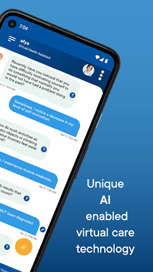 AfyaChat Virtual Care AI App Screenshot 1