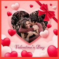 valentine day photo frame2024