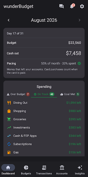 wunderBudget Screenshot 0