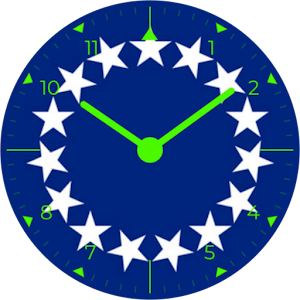Cook Islands Analog Watch Face Screenshot 0