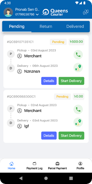 Queens Courier Delivery Rider Screenshot 2