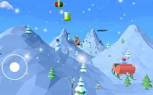 Flying Santa 3D : Christmas Ru Screenshot 2