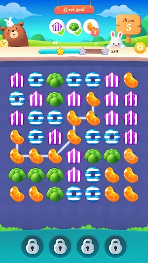 Candy Bear Swipe Quest Screenshot 0