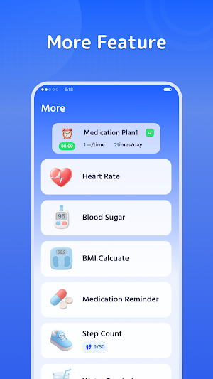 Blood Pressure & Sugar App Screenshot 3