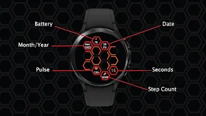 Hexagon - Digital Watch 24h Screenshot 0