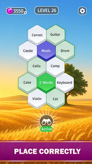 Hexa Word Connect Screenshot 2
