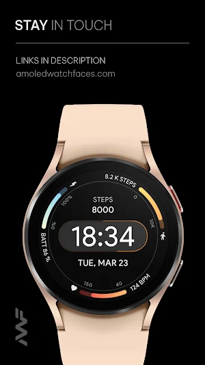Awf Dash Digital - watch face Screenshot 2