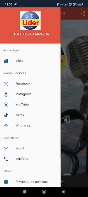 Radio Líder Cajamarca Screenshot 1
