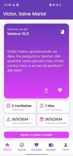Misericordia+ Confessar e Orar Screenshot 0