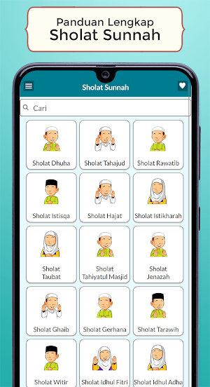 Panduan Sholat Wajib & Sunnah Screenshot 2