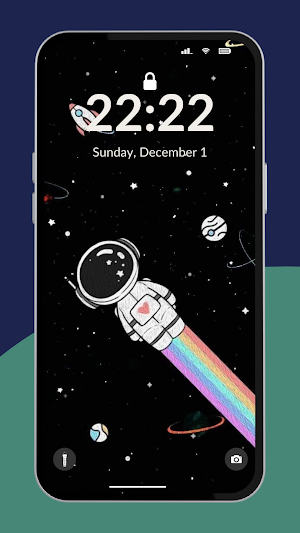 Cute Astronaut Wallpaper 4K Screenshot 1