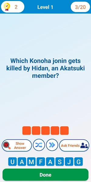 Shinobi Quiz - Offline Screenshot 3