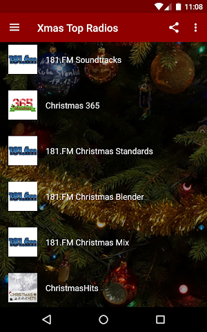 Xmas Top Radios - Christmas Holidays Music Screenshot 1