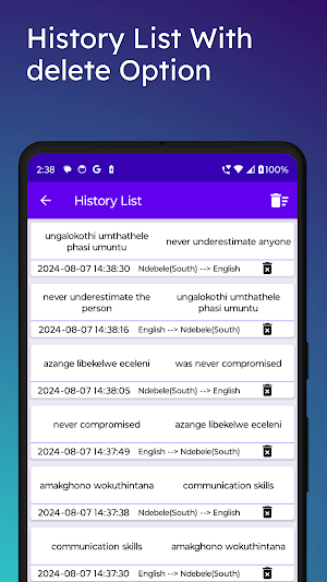 English Ndebele (South) Trans Screenshot 3