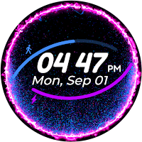 Pulsar Glow Watch Face